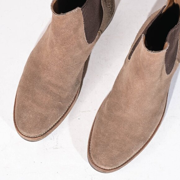 Mark Nason Chelsea Boots in Sand Suede - 11 - Picture 4 of 6